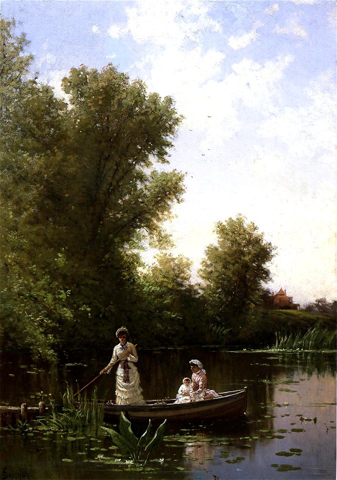 Alfred Thompson Bricher-Boating in the afternoon c1886