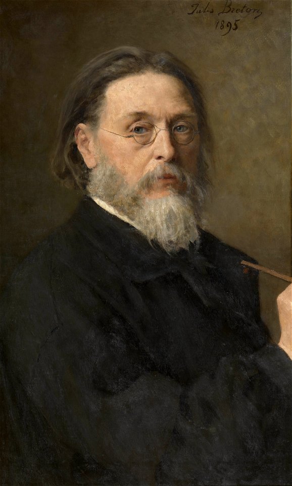 Jules Breton - Autoportrait