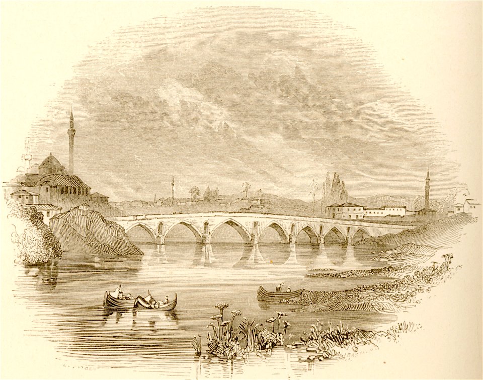Bridge at Larissa - Wordsworth Christopher - 1882