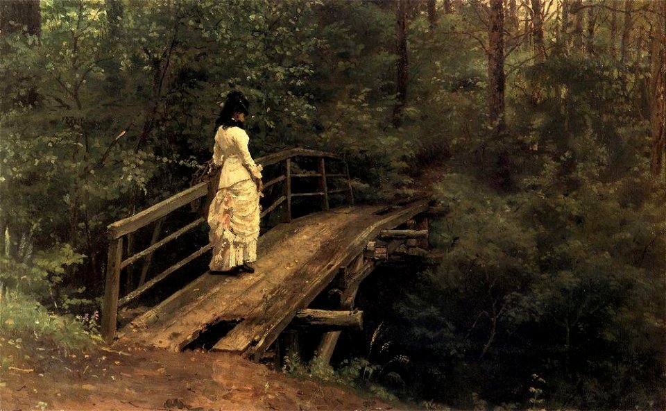 Bridge in Abramtsevo by Repin