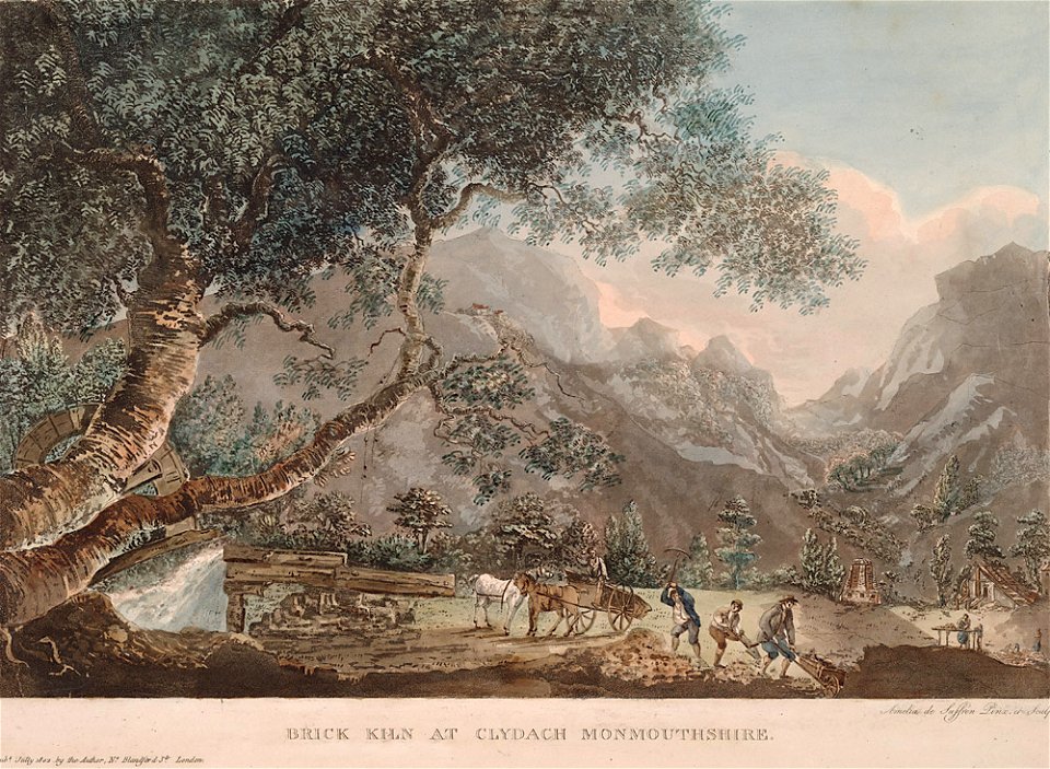 Brick Kiln at Clydach, Monmouthshire