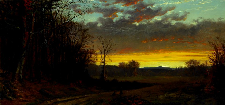 Alfred T. Bricher - Twilight in the Wilderness