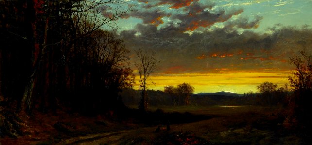 Alfred T. Bricher - Twilight in the Wilderness