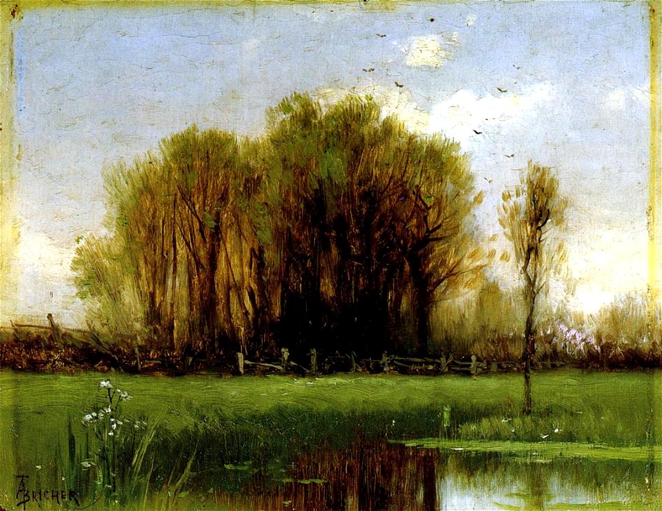 Alfred Thompson Bricher Landscape With Water