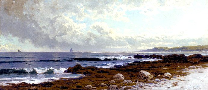 Along the Coast-Alfred Bricher