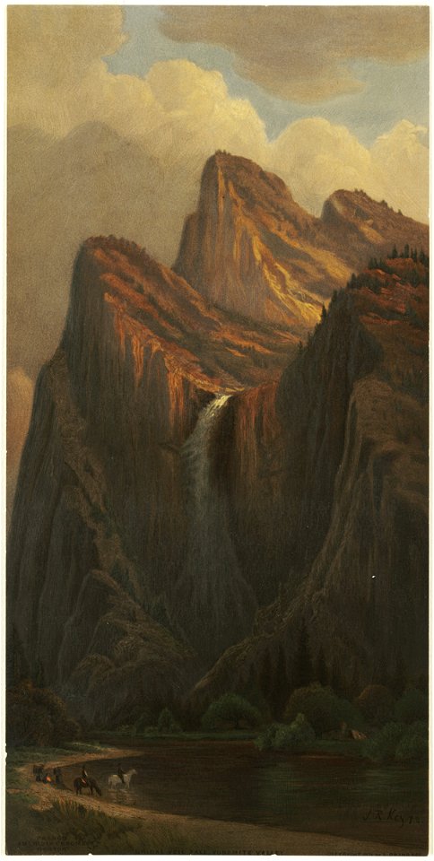 Bridal Veil Fall, Yosemite Valley 2 (Boston Public Library)