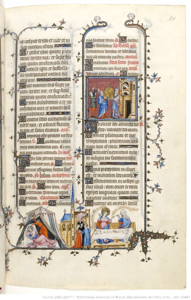 Breviarium Jean Pucelle tome2 fol40r