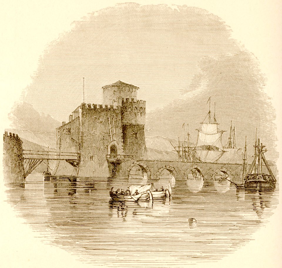 Bridge of the Euripus, from the North - Wordsworth Christopher - 1882