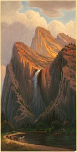 Bridal Veil Fall, Yosemite Valley (Boston Public Library)