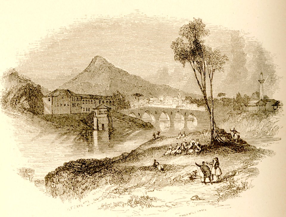 Bridge over the Peneus, at Larissa - Wordsworth Christopher - 1882