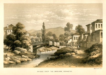 Bridge over the Drachor, Monastir - Walker Mary Adelaide - 1864