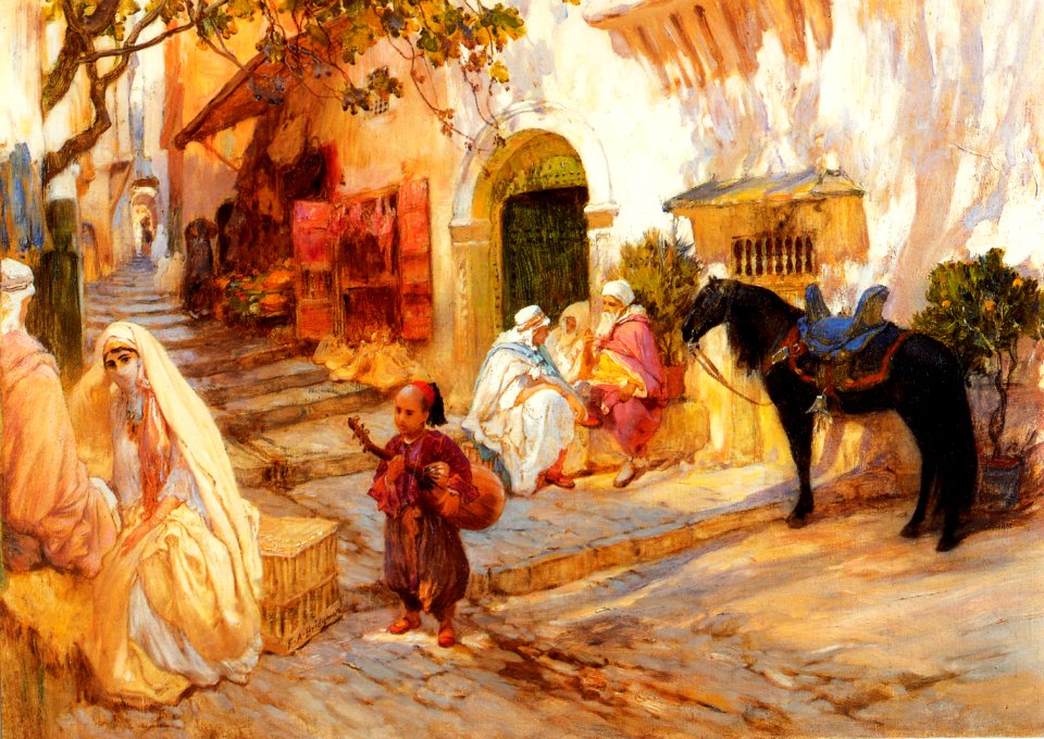 Bridgeman Frederick Arthur A Street in Algeria