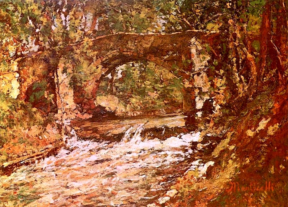 Bridge-over-the-Huveaune-Adolphe-Joseph-Thomas-Monticelli-Oil-Painting
