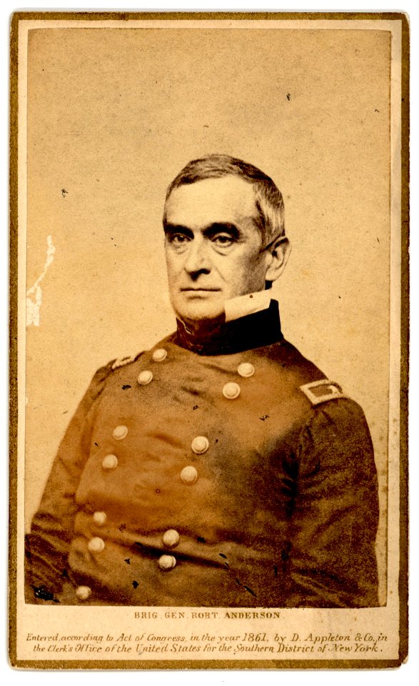 Brigadier General Robert Anderson, 1861