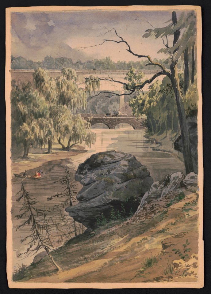 Bridges over Wissahickon Creek near Schuylkill LCCN2016649110