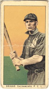 Briggs, Sacramento Team, baseball card portrait LCCN2008677318