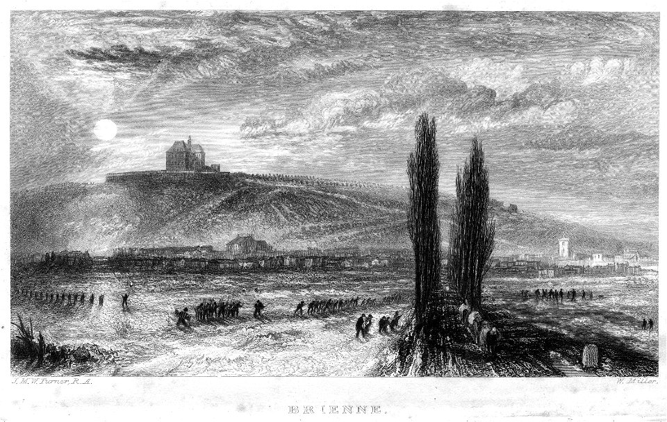 Brienne engraving by William Miller after Turner R527