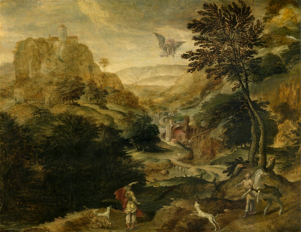 Paul Bril - Ontvoering van Ganymedes (KMSKA)
