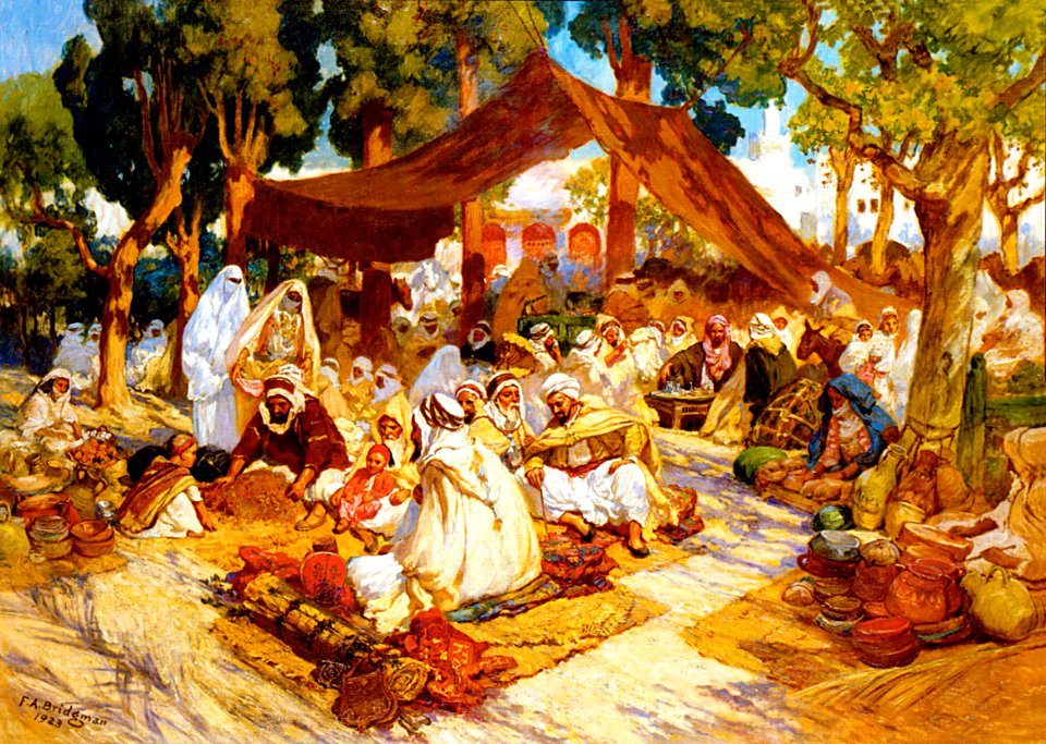 Bridgman north-african-encampment