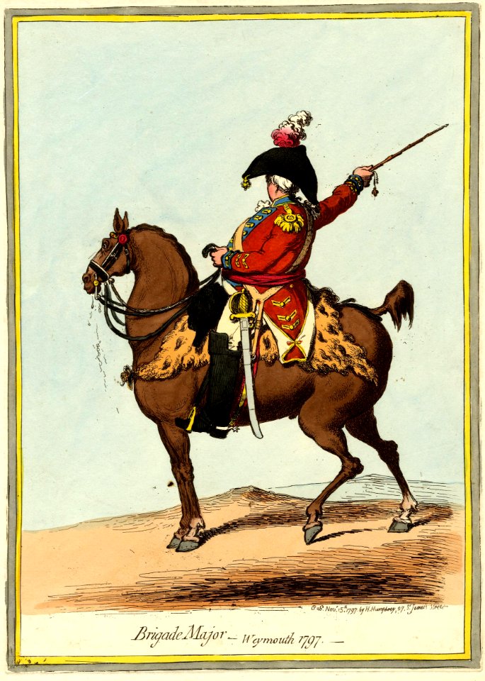 Brigade Major- Weymouth 1797.- (BM 1868,0808.6664)