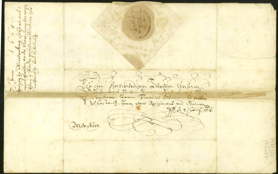 Brief Eberhard III an Franz Johann Vogt von Altensumerau 1668-01-07 img02