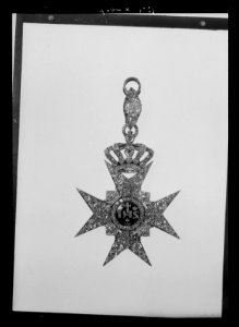 Briljanterat Serafimerkors, Skattkammaren 26: 5 - Livrustkammaren - 35593