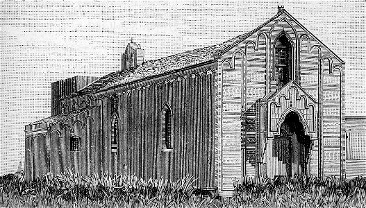Brindisi – Chiesa del Casale (xilografia)