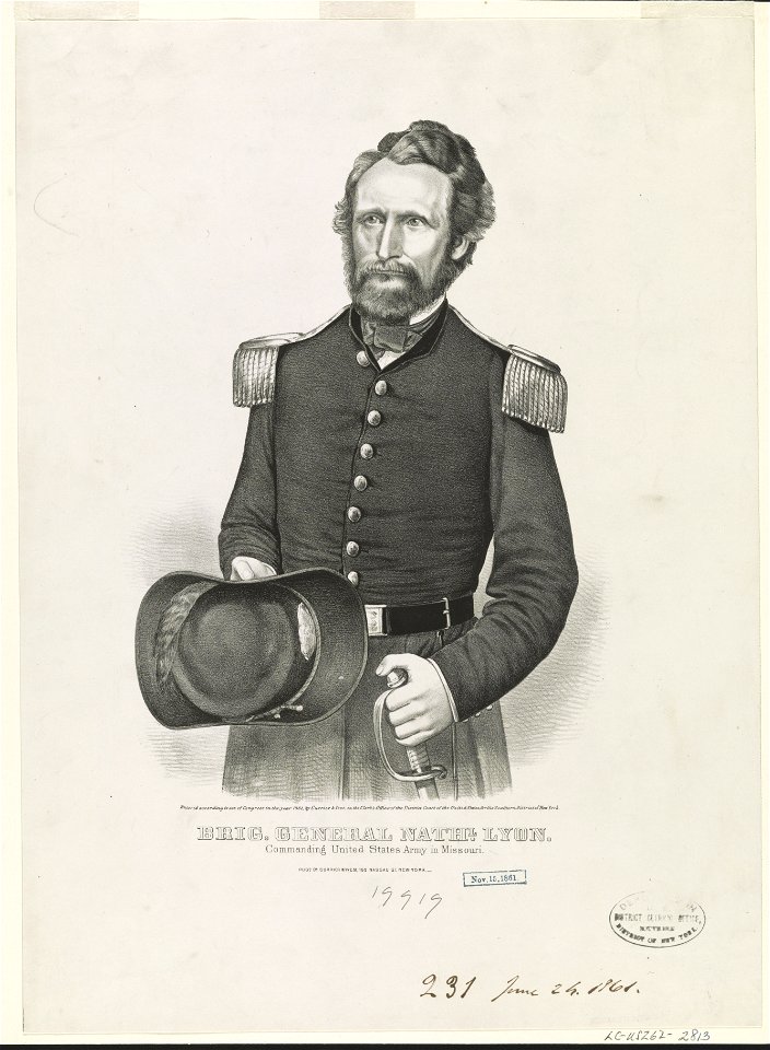 Brig. General Nathl. Lyon- Commanding United States Army in Missouri LCCN90712721