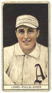 Briscoe Lord, Philadelphia Athletics, baseball card portrait LCCN2008678385