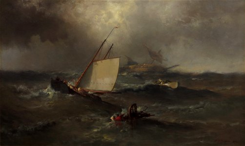 Shipwreck and Rescue, by Franklin Dullin Briscoe