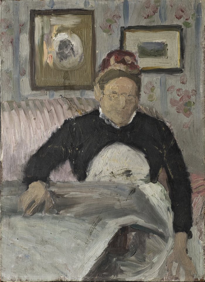 Brita Maria (Mussa) Banck (1830-1906), housekeeper (Eva Bonnier) - Nationalmuseum - 134542
