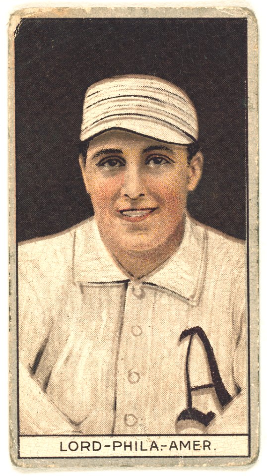 Briscoe Lord, Philadelphia Athletics, baseball card portrait LCCN2008678385