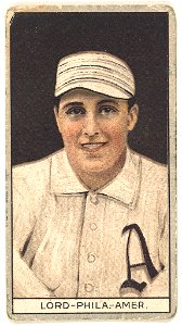 Briscoe Lord, Philadelphia Athletics, baseball card portrait LCCN2008678385