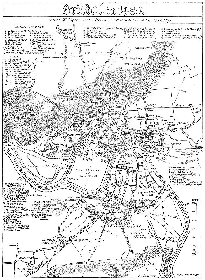 Bristol in 1480