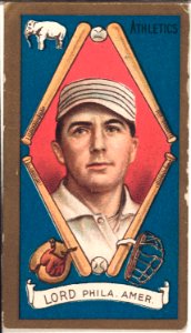 Briscoe Lord, Philadelphia Athletics, baseball card portrait LCCN2008677895