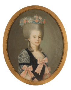Brita Charlotta Wattrang (1775-1850), gift med friherre Otto Ludvig Benedikt Wrangel af Lindeberg - Nationalmuseum - 129462