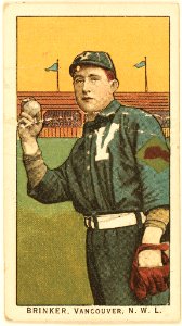 Brinker, Vancouver Team, baseball card portrait LCCN2007685563