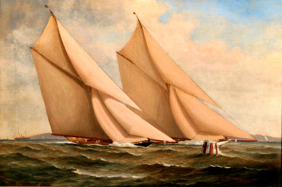 Britannia & Vigilant Race Head-to-Head, by J. Edmunds 9538