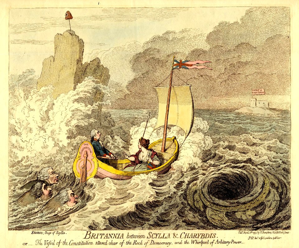 Britannia between Scylla and Charybdis. (BM J,3.12)