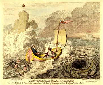 Britannia between Scylla and Charybdis. (BM J,3.12)