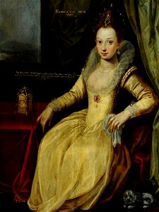 British (English) School - A Venetian Courtesan, Seated, with a Clock - 290394 - National Trust