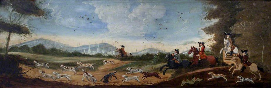 British (English) School - A Hunt near Norwich - 1401258 - National Trust