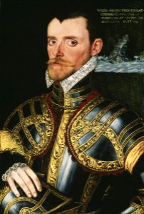 British (English) School - Admiral Sir Richard Hawkins (1562^–1622) - BHC4185 - Royal Museums Greenwich