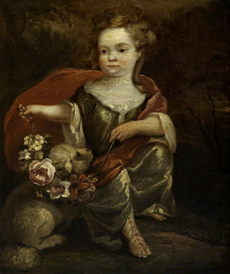 British (English) School - Bridget Lucy (1654-1655–1713), Later Viscountess Molyneux, as a Child - 533831 - National Trust