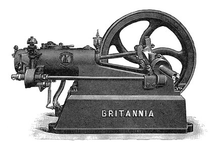 Britannia oil engine (Rankin Kennedy, Modern Engines, Vol II)