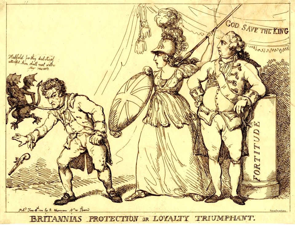 Britannias Protection or Loyalty Triumphant. (BM 1868,0808.6895)