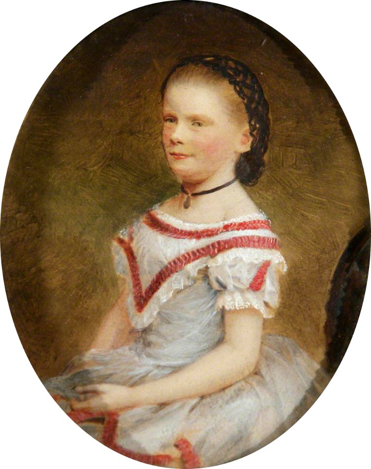 British (English) School - Alice Mary Darby (1852–1931), Later Mrs Francis Alexander Wolryche-Whitmore, as a Young Girl - 814220 - National Trust