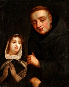British (English) School - A Monk and a Nun - 1151400 - National Trust
