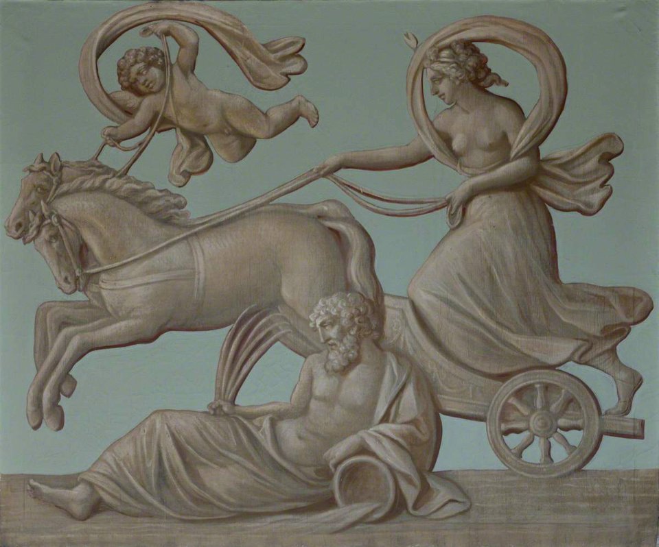 British (English) School - Diana (Silene) Riding Her Chariot (from the Arch of Constantine) - 108792 - National Trust