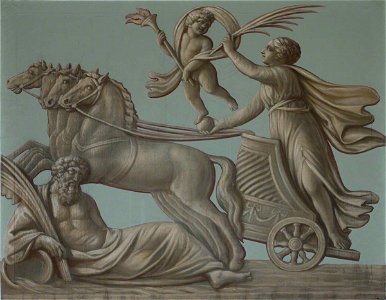 British (English) School - Aurora Riding Her Chariot (from the Arch of Constantine) - 108790 - National Trust